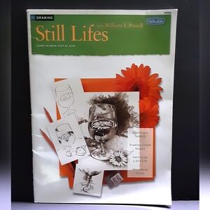 STILL LIFES Learn to Draw Step By Step Art Instruction Book Vintage 2003